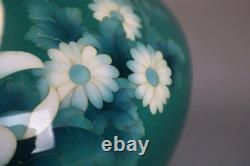 Japanese Vintage Cloisonne Enamel Chrysanthemum Vase