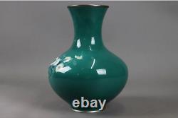 Japanese Vintage Cloisonne Enamel Chrysanthemum Vase