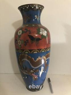 Japanese antique cloisonne vase