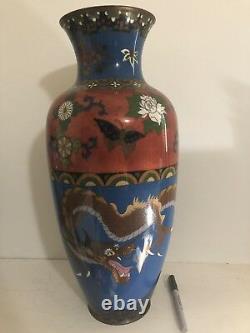 Japanese antique cloisonne vase