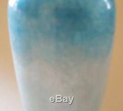 Japanese blue cloisonné vintage Victorian Meiji period oriental antique vase A