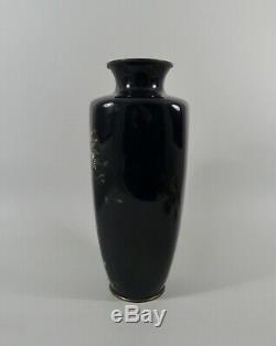 Japanese cloisonne Vase. Hayashi style. Meiji Period