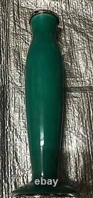 Japanese cloisonne enamel vase narcissus Green Antique Height 7.5 Vintage