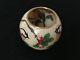 Lovely Japanese Cloisonne 3 Birds With Flower Vase With Bronze Rims