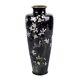 Large Meiji Period Japanese Cloisonne Enamel Vase