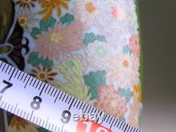 MEIJI Era Precision Pattern CLOISONNE Vase Pot 6.2 inch Antique B Japanese