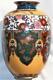 Meiji Cloisonne' Vase, 10, Flawless, Dragons, Phoenix's, Goldstone, Exquisite Detail