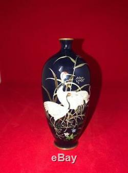 Meiji Period Japanese Cloisonne Vase
