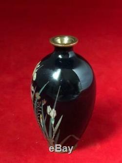 Meiji Period Japanese Cloisonne Vase by Gonda Hirosuke