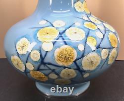 Museum Japanese Meiji Silver Wire & Wireless & Ginbari Cloisonne Vase by Tamura
