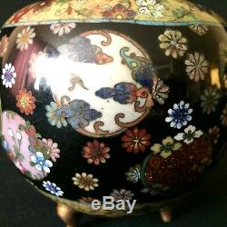 NAMIKAWA YASUYUKI (attributed). Beautiful rare cloisonne jar with cover