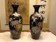 Pair Of Large Japanese Meji Cloisonne Vases