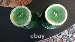 Pair Of Vintage Japanese Cloisonne Enamel Vases