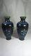 Pair Of Lovely Antique 19th Century Japanese Cloisonne Vases