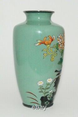 Pristine Japanese Cloisonne Vase by the Highly Respected Hayashi Kihyoe
