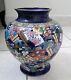Rare Antique Japanese Cloisonne Silver Wired Vase