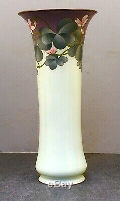 Rare Japanese Meiji Silver Wire & Wireless Cloisonne Vase