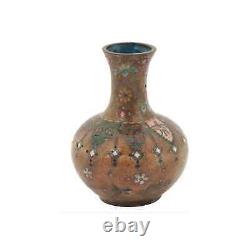 Small Japanese Meiji Period Cloisonne Vase