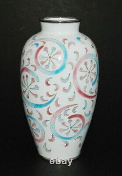 Stunning Experimental Japanese Cloisonne Enamel Vase
