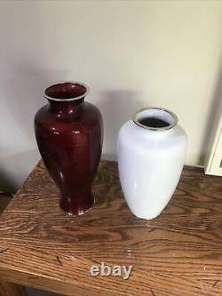 Two Japanese Cloisonné Vases