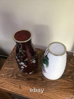 Two Japanese Cloisonné Vases