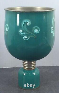Unusual Japanese Meiji-Taisho Cloisonne Vase rear shaped, signed