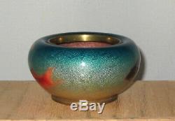 VERY RARE OGASAWARA SHUZO Signed Meiji Japanese Ginbari Cloisonne Bowl Vase