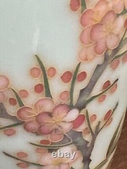 VINTAGE JAPANESE Ginbari Enamel Vases (PAIR)