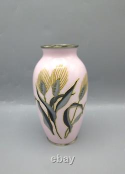 VTG Ando Jubei Japanese Cloisonne Enamel Vase