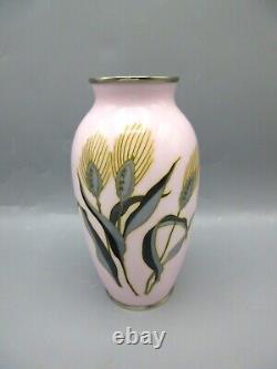 VTG Ando Jubei Japanese Cloisonne Enamel Vase