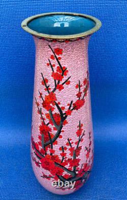 Vintage Chinese Japanese Beautiful and Rare And Cloisonne Vase 16