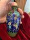 Vintage Japanese Cloisonne Butterfly Vase, Foil Background. 4
