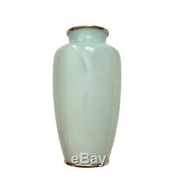 Vintage Japanese Cloisonne Scenic Vase