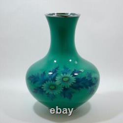 Vintage wired Tamura cloisonne large vase beautiful flower design