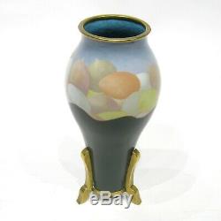 Wireless Bronze Japanese Cloisonne Enamel Vase
