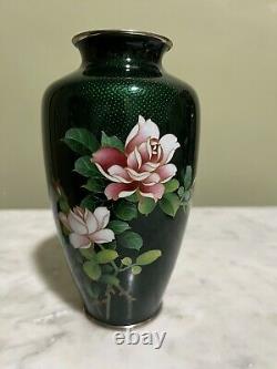 Wonderful Antique Japanese Cloisonne Vase Enamel