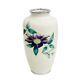 Yukio Tamura Japanese Cloisonne Vase White Purple Clematis